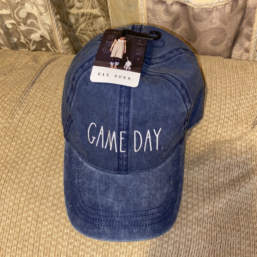 💙NWT Rae Dunn “Game Day” Baseball Cap/Hat